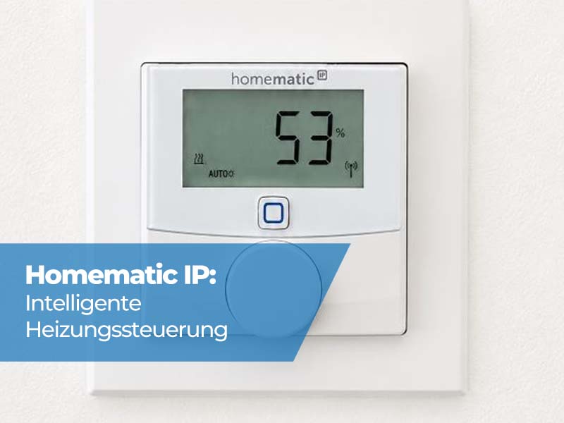 Wandthermostat und Schalter von Homematic