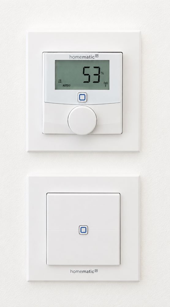 Wandthermostat und Schalter von Homematic